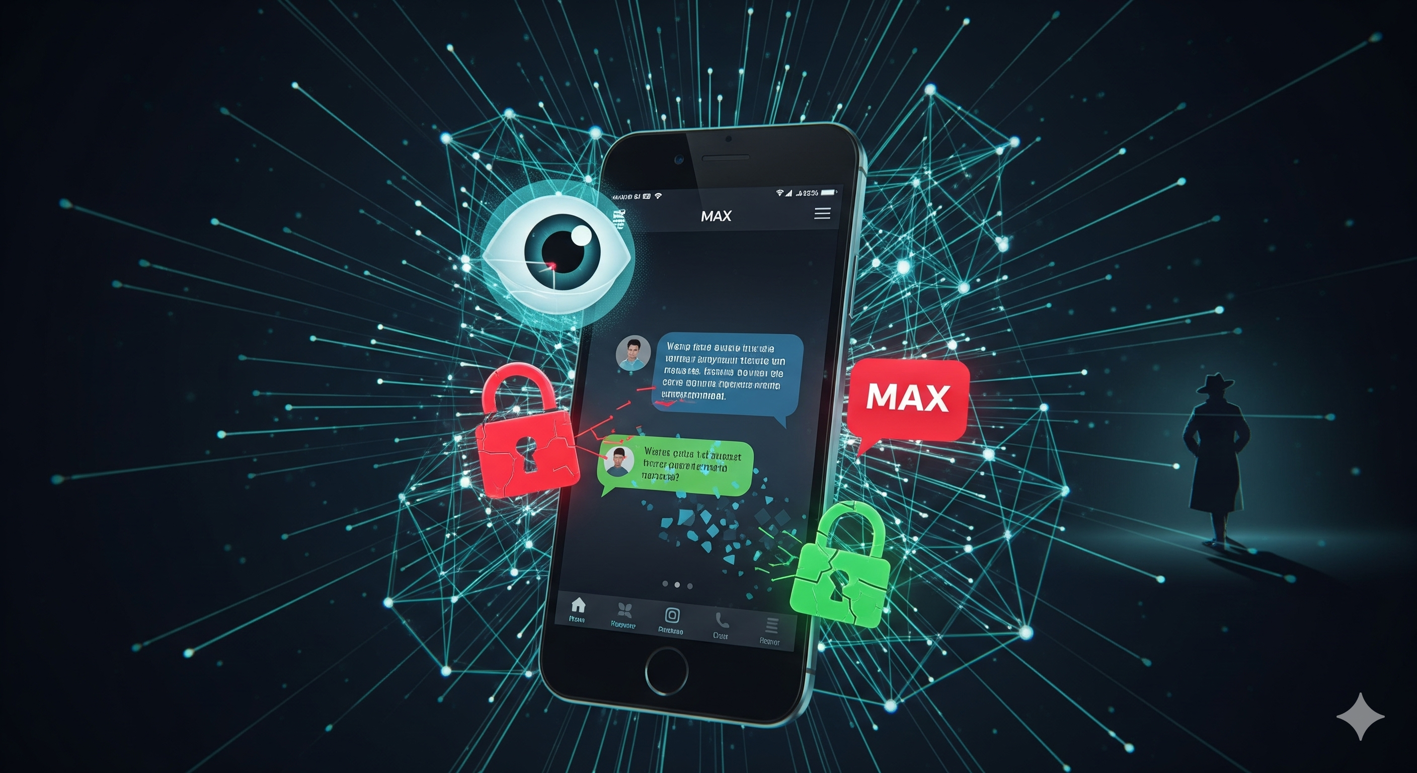 Messaging App, Max under Cybersecurity concerns