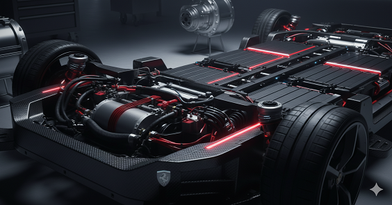 Ferrari Unveils Elettrica Powertrain