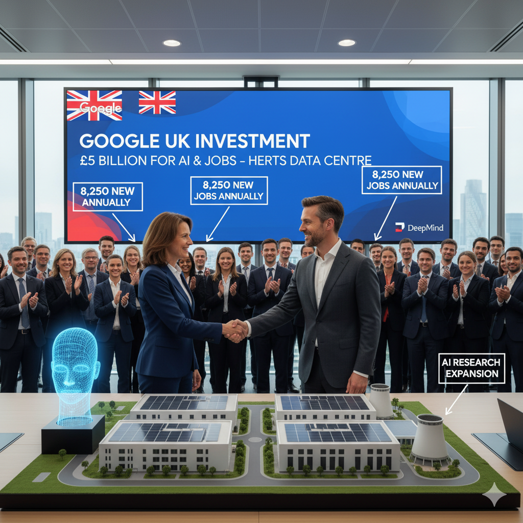 Google LLC Investment Drops £5B Data Bomb on the UK